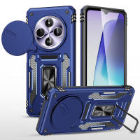 Funda con cubierta para lente de cámara Xiaomi Redmi 14C / Poco C75 con soporte de anillo para teléfono - details 1