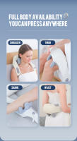 Masajeador eléctrico para cuello y espalda, almohada de masaje inalámbrica para cuello y hombros, chal relajante para músculos de la espalda y cervicales - details 13