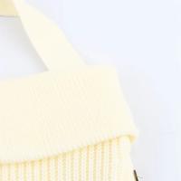 PB & ZA 2025, top con tirantes de punto cómodo con decoración de botones y cuello halter y hombros descubiertos, novedad de verano, ropa para mujer - details 10