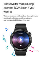 2025 Nuevo ET381 Smartwatch Asistente de voz ECG Electrocardiograma Detección de glucosa en sangre no invasiva Pantalla AMOLED Compatible con Android IOS Smartwatch - details 22