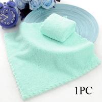 Toalla facial de terciopelo Coral de microfibra absorbente, toalla de mano cuadrada de alta densidad, toallitas de limpieza, secado rápido, suministros de pañuelo de limpieza - details 9