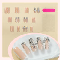 Uñas usables taladro completo circonitas cruz mariposa uñas usables parche uñas - details 2