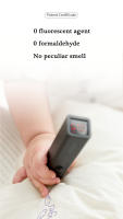 Almohada para bebé, posicionador de cabeza transpirable para recién nacido, en forma de nube, extraíble, ajustable, antiespantajo, cojín de cabeza plana - details 9