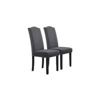 2PCS Sillas de Comedor Voladizas Sillas de Cocina con Respaldo Alto Patas Metálicas Diseño Moderno para Salón Oficina Dormitorio Negro - details 11
