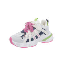 Zapatos deportivos para niños 2025 primavera y otoño nueva malla transpirable zapatos casuales niñas papá zapatos moda niños red zapatos marea. - details 3