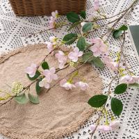 Flor de Lila Artificial de tacto Real, rama de flor de Lila de seda hecha a mano elegante, flor falsa de lujo para sala de estar y escritorio - details 3