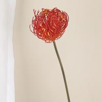 Flor de Leucospermum Artificial de tacto Real, elegante, hecha a mano, garra de cangrejo, crisantemos, alfiletero de plástico, rama de flor - details 2