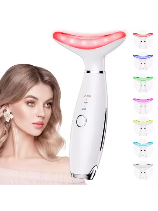 Máquinas galvánicas de 7 colores Terapia de luz roja para rostro y cuello - 1