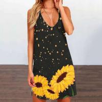 Camisola de lunares para mujer, vestido Midi sin espalda, falda Vintage Bohemia, cuello en V, primavera, verano, negro, 2xl - details 10