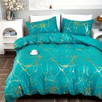 Funda de edredón suave y cómoda para dormitorio, conjunto de ropa de cama, 3 piezas - details 8