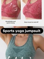 Sujetador push-up transpirable para mujer, ropa interior deportiva, correr, yoga, fitness - details 3