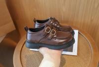 Zapatos de cuero antideslizantes para niñas, mocasines versátiles de fondo suave, estilo coreano, Britishi, otoño, 2024 - details 6