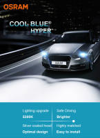 Bulbo De Faro De Coche Halógeno OSRAM H7 H4 H1 H11 HB3 9005 HB4 9006 Luz Azul Fría Y Hiper Blanca 5300K 12V 55W (2 Piezas) - details 0