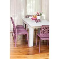 Muebles de Exterior de Polipropileno con Fibra de Vidrio Ideal para Interior, Cocina, Jardín, Sillas de Restaurante y Contract - details 1