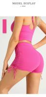ZHUMU GYM Pantalones de Yoga de Verano Cintura Alta, Cordón Deportivo Transpirable para Fitness, Correr, Ciclismo - details 5