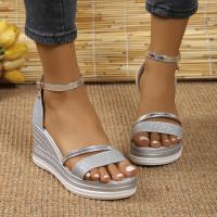 Sandalias de verano para mujer, zapatos informales con tacón de cuña - details 4