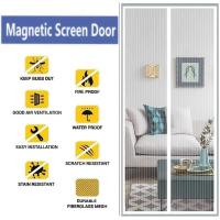 Cortinas antimosquitos para puertas, mosquitera magnética para puerta y ventana, malla de cierre automático para cocina y sala de estar - details 10