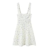 Vestido Floral de Verano OUWU Mini Vintage de Playa con Estampado de Resort - details 2