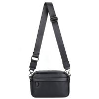 Bolso Cruzado de Hombro para Hombres Cuero PU Diseño a Cuadros Bolso Messenger de Negocios Casual - details 34