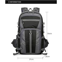 Bolsa impermeable para bicicleta de montaña, mochila de hidratación, ligera y transpirable, para senderismo y acampada, 50L - details 3
