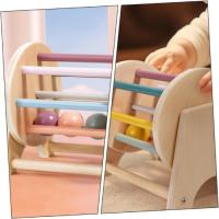 Tambor Textil Juguetes De Bebe Juguete para Niños Juguete Educativo para Niños Juguetes Sensoriales Madera Girar Bebé Kit - details 3