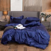 Juego de Ropa de Cama de Color Sólido Lujo Rayon Satén Funda de Edredón Kit de Tamaño Twin Queen King 2pcs/3pcs/4pcs - details 2