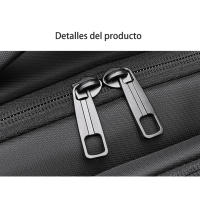 Bolsa de viaje de negocios para hombres, bolsa para computadora portátil de 16 pulgadas, almacenamiento multicapa, interfaz USB, correa de fijación de varilla de tracción - details 14