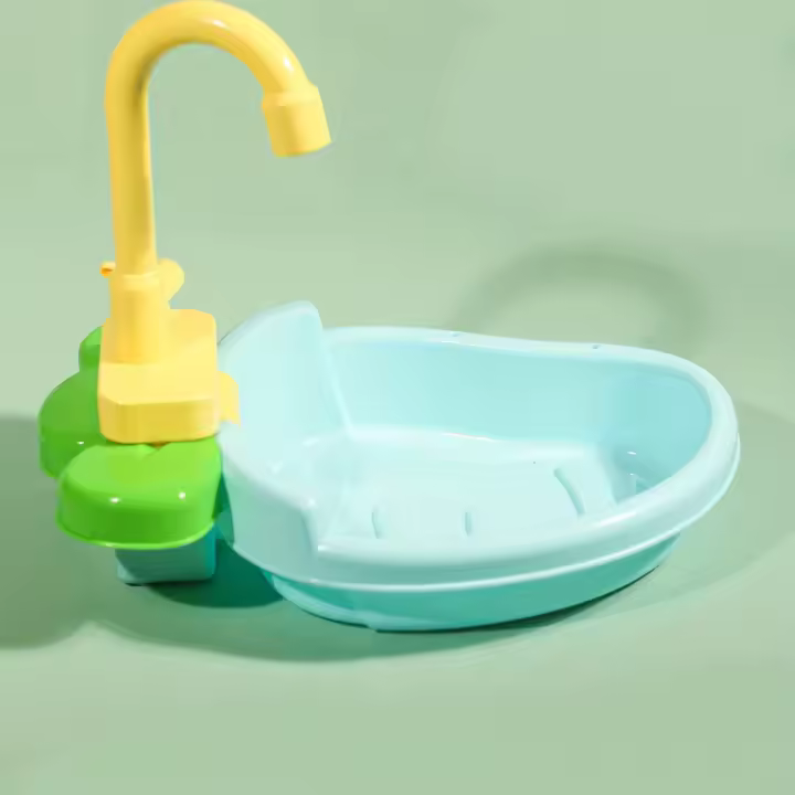 1 jaula de baño para loros, accesorio de ducha de plástico duradero para pájaros domésticos, dispensador de agua fácil de usar con grifo, ideal para amigos emplumados, herramienta para el cuidado de plumas | Baño para niños | Grifo Easyattach, Baño para p - 1