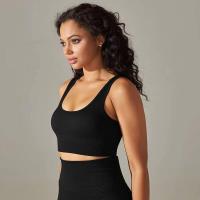 Sujetadores deportivos sin costuras para mujer, ropa interior a prueba de golpes para correr en el gimnasio, top corto, sujetador de yoga transpirable - details 1
