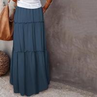 Falda Maxi con Volantes Vintage de los 90 Estilo Boho de Cintura Alta con Paneles Superpositos - details 5
