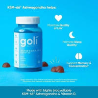 KUNCIAN Se adapta a Goli Ashwagandha Vitamin D Gummy 60 unidades - Mezcla de bayas, KSM-66, vegano, a base de plantas, sin OGM, sin gluten y gelatina - details 5