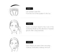 Mascara de Seda 4D Impermeable Volumen de Pestañas Engrosadas y Alargadas - details 6
