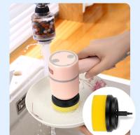 Cepillo de Limpieza Eléctrico Multifuncional Recargable con 6 Cabezas de Cepillo de Limpieza Intercambiables para Baño Cocina Horno Plato Suelo - details 4