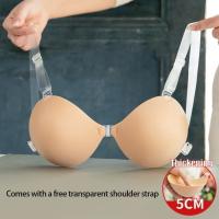 Sujetador adhesivo transpirable de 5 cm de grosor, cinta de silicona para pezones, sujetador de realce frontal, adhesivo invisible reutilizable para el pecho sin tirantes - details 4