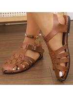 Nuevas Sandalias de Mujer Planas Estilo Romano 2025 Calzado de Verano Informal para Mujer - details 1