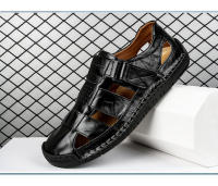 Sandalias romanas clásicas para hombre, zapatos de agua para interior y exterior de goma antideslizantes hechos a mano para playa, verano - details 8
