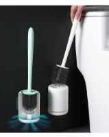 Cepillo De Inodoro WIKHOSTAR Con Soporte Montaje En Pared Secado Rápido Accesorio De Baño Ecológico Y Duradero - details 1