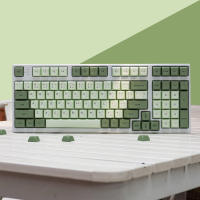 Teclas de perfil XDA para teclado mecánico, tapas de tecla de sublimación, té verde Matcha, tinte PBT, EN/KR/RU/Th/JA, 123 teclas - details 4
