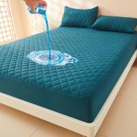 Funda de colchón gruesa de tela de aire 3D, Protector de colchón 100% impermeable, Sábana bajera suave y transpirable (sin funda de almohada), 1 unidad - details 0