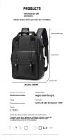 Nueva mochila universal para hombre, resistente a la suciedad, para estudiantes, tendencia de moda, ocio, gran capacidad, bolsa para ordenador, mochila de viaje - details 4