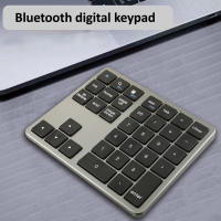 Teclado numérico inalámbrico ultradelgado con Bluetooth 2,4G, teclado numérico recargable por USB para IOS y Android, teclado Digital para ventana - details 4