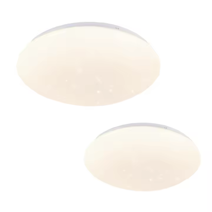 CBJKTX Segunda lámpara de techo LED para salón - Ø 16,5 cm, 4000 K, 5 W, blanco neutro, pasillo, dormitorio infantil - 1