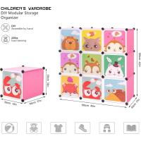 Armario Infantil Modular con Dibujos Animados Estantería Portátil para Ropa, Zapatos, Juguetes - details 9
