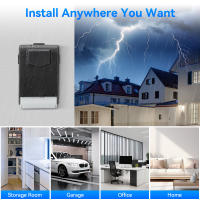 Wsdcam-caja de seguridad para llaves montada en la pared, gran capacidad, combinación de 4 dígitos, para exteriores, con luz LED - details 5