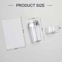 Arte Clavo Set de Artículos de Uñas Pure Clear Jelly con Raspador y Estampa de Uñas Individual o Doble para Manicura Francesa Herramienta de Plantillas de Uñas - details 3
