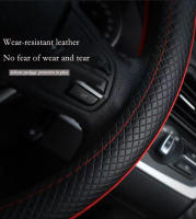 Car Steering Wheel Cover Leather For fit--B-e-n-z C CLA E GLA GLC GLE S B CLS Class W204 W213 W212 W211 W176 W246 W245 W2 - details 6