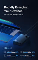 Baseus 140W Power Bank Carga Rápida 24000mAh 3 Puertos Micro USB Para iPhone 16 15 Pro Max Tableta - details 1