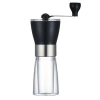 Molinillo de café Manual, molino de granos portátil de mano, montaje de rebabas de cerámica ajustable con mango de acero inoxidable para viajes - details 0