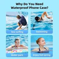Bolsa impermeable transparente para móvil, funda protectora universal para teléfono para nadar en verano para iPhone Samsung - details 2