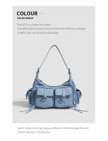 Versátil Bolsa de Axila de Gran Capacidad para Mujer 2025 Estilo Coreano a la Moda - details 7